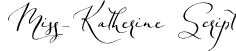 Miss_Katherine Script font | Miss_Katherine-Script.otf