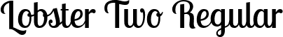 Lobster Two Regular font | LobsterTwo-Regular.ttf