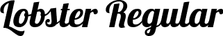 Lobster Regular font | Lobster-Regular.ttf