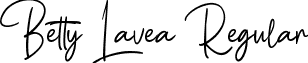 Betty Lavea Regular font | BettyLavea.ttf