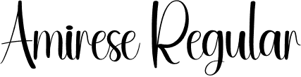 Amirese Regular font | Amirese.otf