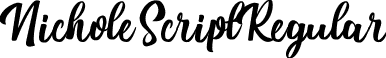 Nichole Script Regular font | Nichole Script.ttf