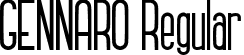 GENNARO Regular font | GENNARO.ttf