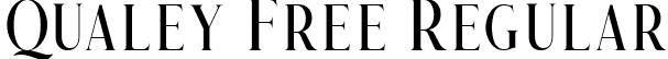 Qualey Free Regular font | Qualey.ttf