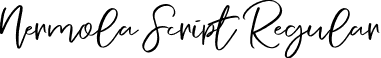 Nermola Script Regular font | NermolaScript-Regular.otf