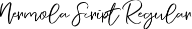 Nermola Script Regular font | NermolaScript-Regular.ttf