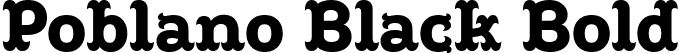 Poblano Black Bold font | Poblano-Black.ttf