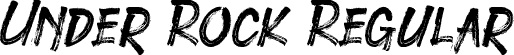 Under Rock Regular font | UnderRock-ywBjV.ttf