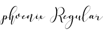 phoenix Regular font | phoenix.otf