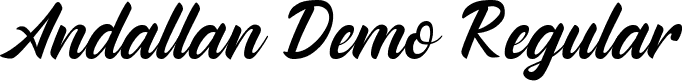 Andallan Demo Regular font | Andallan Demo.otf