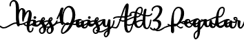 MissDaisyAlt3 Regular font | MissDaisyAlt3.otf