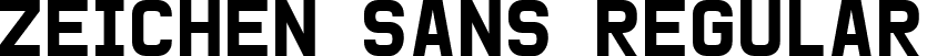 Zeichen Sans Regular font | zeichen sans.ttf