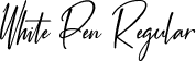 White Pen Regular font | White Pen.ttf