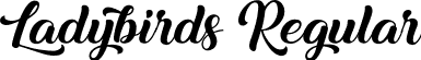 Ladybirds Regular font | Ladybirds.ttf