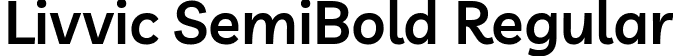 Livvic SemiBold Regular font | Livvic-SemiBold.ttf