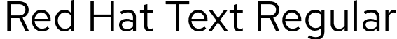 Red Hat Text Regular font | RedHatText-Regular.otf