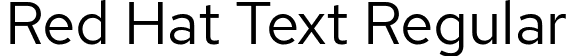 Red Hat Text Regular font | RedHatText-Regular.ttf