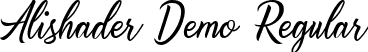 Alishader Demo Regular font | AlishaderDemo.ttf