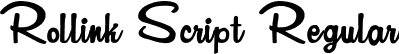 Rollink Script Regular font | RollinkScriptPersonalUse.ttf