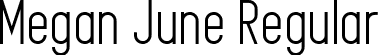 Megan June Regular font | Megan June.otf