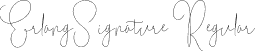 ErlangSignature Regular font | ErlangSignature.ttf