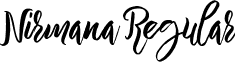 Nirmana Regular font | Nirmana.ttf