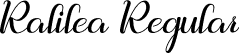 Ralilea Regular font | Ralilea.ttf