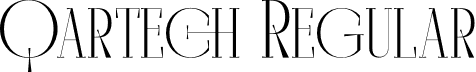 Qartech Regular font | Qartech.otf