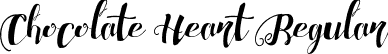 Chocolate Heart Regular font | Chocolate Heart Freebies.otf