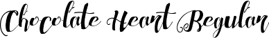 Chocolate Heart Regular font | Chocolate Heart Freebies.ttf