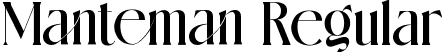 Manteman Regular font | Manteman.ttf