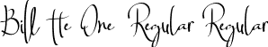 Billortte One_Regular Regular font | Billortte One_Regular TTF.ttf