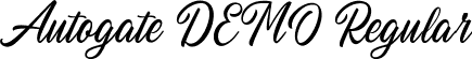 Autogate DEMO Regular font | Autogate Regular DEMO.ttf