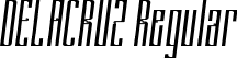 DELACRUZ Regular font | Delacruz.ttf