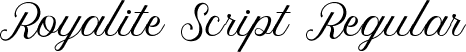 Royalite Script Regular font | Royalite Script.ttf