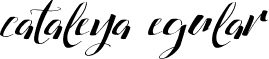 cataleya Regular font | Cataleya Lite Version.ttf