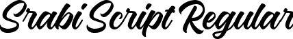 Srabi Script Regular font | SrabiScript.ttf