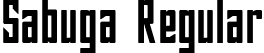 Sabuga Regular font | Sabuga Regular.ttf