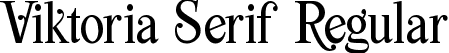 Viktoria Serif Regular font | Viktoria Serif.ttf