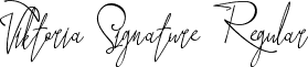 Viktoria Signature Regular font | Victoria Signature.ttf