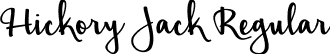 Hickory Jack Regular font | Hickory Jack.ttf