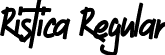 Ristica Regular font | Ristica-Font.ttf