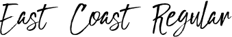 East Coast Regular font | EastCoast-Regular.otf