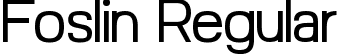 Foslin Regular font | Foslin-Regular.ttf