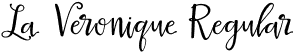 La Veronique Regular font | LaVeronique-Regular.otf