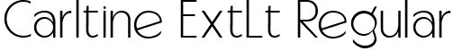 Carltine ExtLt Regular font | CarltineExtraLight-Yz784.ttf
