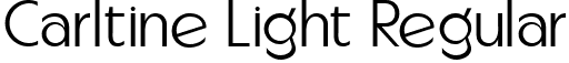 Carltine Light Regular font | CarltineLight-rgjVL.ttf