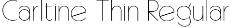 Carltine Thin Regular font | CarltineThin-vm6V4.ttf