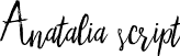 Anatalia script font | Anatalia script.otf