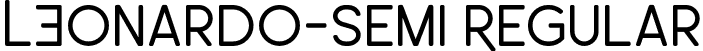 LEonardo-Semi Regular font | LEonardo-Semi.otf